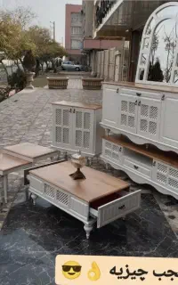 میز کنسول مدل حصیری