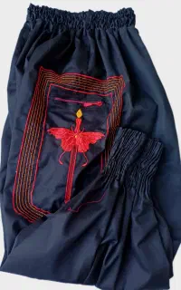 شلوار کردی گلدوزی شده