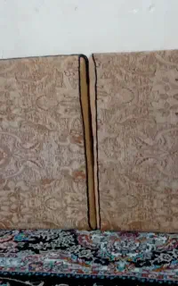 پشتی کرمی ۴ عدد