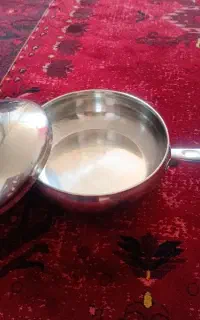 ماهیتابه تمام استیل کف چدن برند دیسنی ایتالیا
