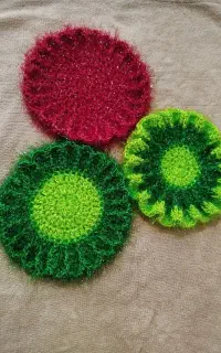 اسکاج دستبافت با کاموای مرغوب