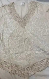 بلوز و پیراهن ساحلی خامه دوزی
