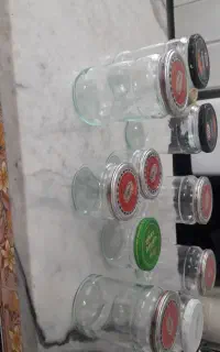 شیشه درب دار