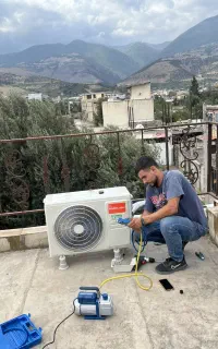 نصب کولر اسپیلت،پکیج،لباسشویی،رادیاتور،شارژ گاز