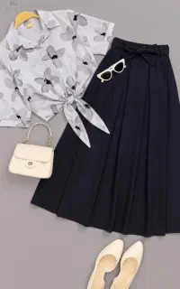 شومیز دامن گلدار