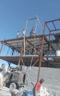 بتن.ریزی بادستگاه خلاطه دراهر