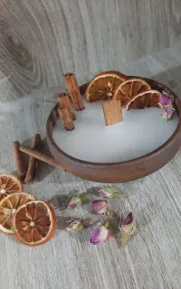 شمع دارچین پرتقال