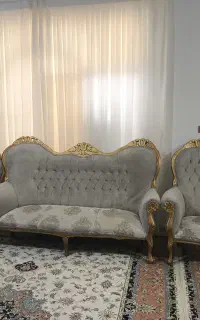 مبل ۷ نفره و ناهارخوری 4 نفره چوب راش