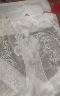 پرده عروس و یالان سالم و تمیز