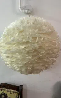 لوستر توپی پَری فانتزی چراغ آویز