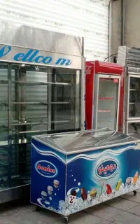 خریدار فروش یخچال فروشگاهی مکعبی ایستاده ویترینی