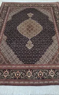 فرش دستباف گل‌ابریشم   ماهی تبریز