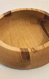 پیاله کاسه ظرف چوبی گرد
