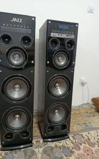 اسپیکر دوقلو برند جاز(jazz) صفحه لمسی(سینما خانگی)
