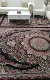 4 عدد فرش 700 شانه و6 عدد پشتی فروشی ومعاوضه