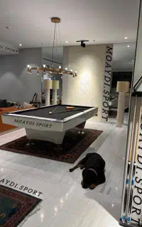 میز بیلیارد ایتبال چوب روسی کف سنگ