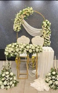 دیزایین بله برون خنچه عروس و باکس استند