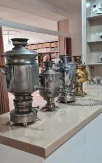 سماور زغالی نفتی برقی قدیمی