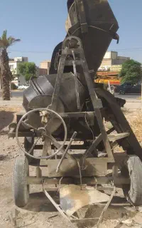 بتن ریزی با دستگاه خلاطه دیزلی