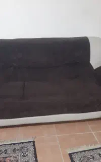 مبل ۷ نفره قهوه ای کرم