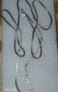 زنجیر نقره ونیز ایتالیایی