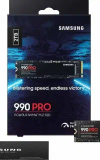 هارد ۲ترا سامسونگ ۹۹۰pro به همراه باکس اریکو