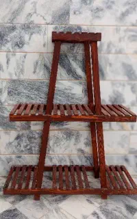 استند گل چوبی