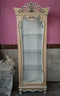 بوفه چوبی ویترینی