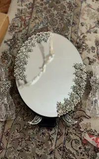 آیینه و شمعدان طرح نقره زیر قیمت