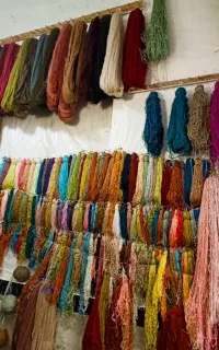 نخ ابریشم و ریسمان / همه رنگ و متنوع/ قیمت مناسب