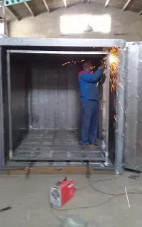 سازنده کوره پخت رنگ پودری الکترو استاتیک