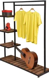 رگال لباس چوبی/ رگال لباس فلزی /رگال دیواری