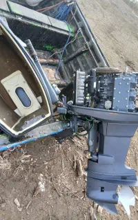 قایق با موتور ۷۵ اسب استارتی جک برقی مدل ۲۰۱۶