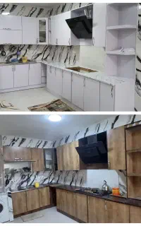 برچسب کابینت و کاغذدیواری