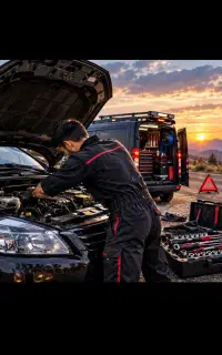 مکانیکی سیار باطری سازی سیار برقکار در محل شما
