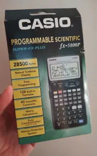 ماشین حساب مهندسی کاسیو ۵۸۰۰