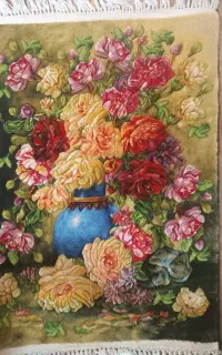 آموزش تابلو فرش . قالی. گلیم بافی