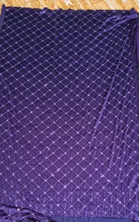 پارچه کشی منجوق وپولک دوزی ۶متر