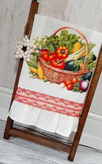 دستمال آشپزخانه و دستگیره