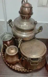 سماور مس، سینی مس، سرویس قابلمه مس
