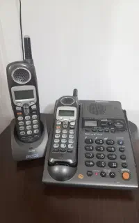 تلفن بی سیم پاناسونیک دو گوشی اصل ژاپن مدل 2361