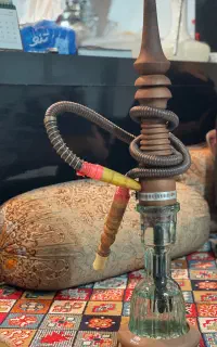 قلیون تنه سرخ ابندی سیب نخلو فاخر
