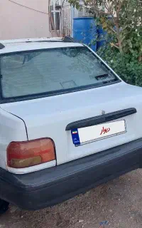 پراید صبا سفید دوگانه شرکتی مدل۸۶