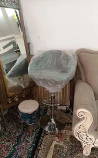 صندلی جک دار چرخشی نو بدون استفاده