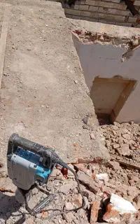 تخریب ساختمان ونمای ساختمان و...