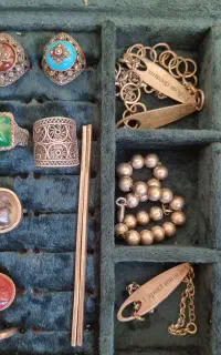 انگشتر و دستبند نقره ۹۲۵