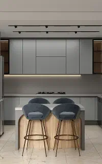 دکوراسیون داخلی کاغذ دیواری کابینت کناف