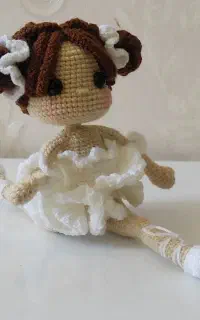 عروسک بالرین دستبافت