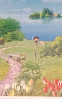 سه عدد پرده زبرا طرح منظره