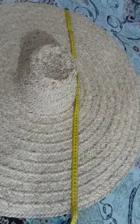 کلاه بزرگ حصیری